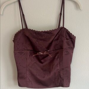 Women's Brown Camisole Top